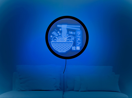 Ramen Neon Sign, Led Light Noodles Food Japanese Light, Restaurant Sign