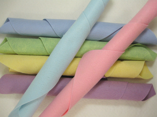 Wool Felt Sheets// Pastel Collection //6 Sheets //Wool Blend Felt//