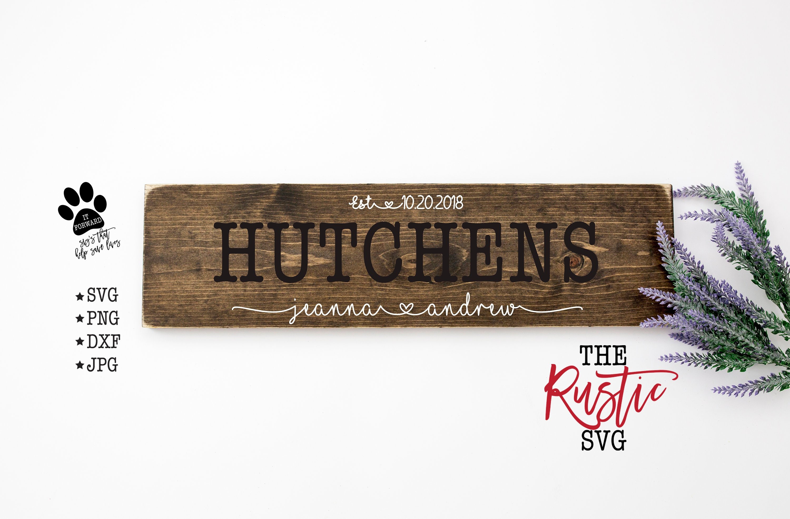 Established Sign, Last Name Svg, Family Home Wedding Svg Files, Cricut, Silhouette, 014