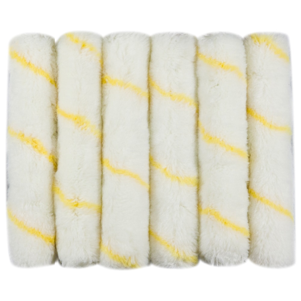 Blue Hawk 6-Pack 6-in x 1/2-in Mini Synthetic Blend Paint Roller Cover | 91452