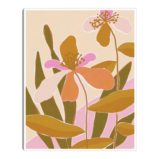 Colorful Irises by Alisa Galitsyna Framed Canvas Wall Art: Multi by World Market