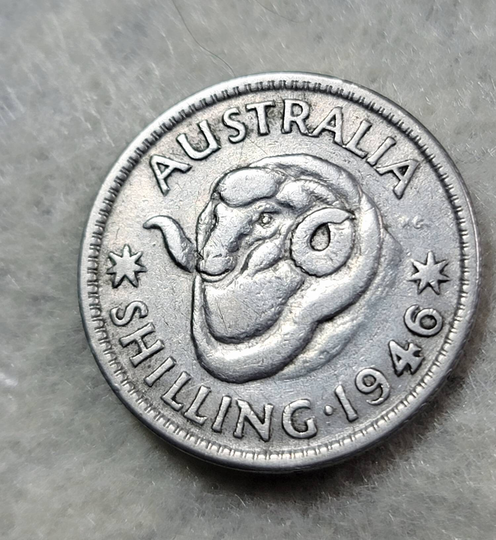 1946 Silver Australia Shilling