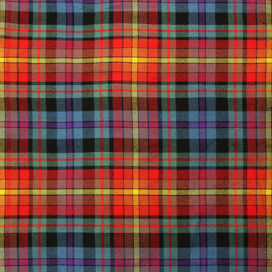 Lgbt Pride Tartan - Homespun Wool-Blend