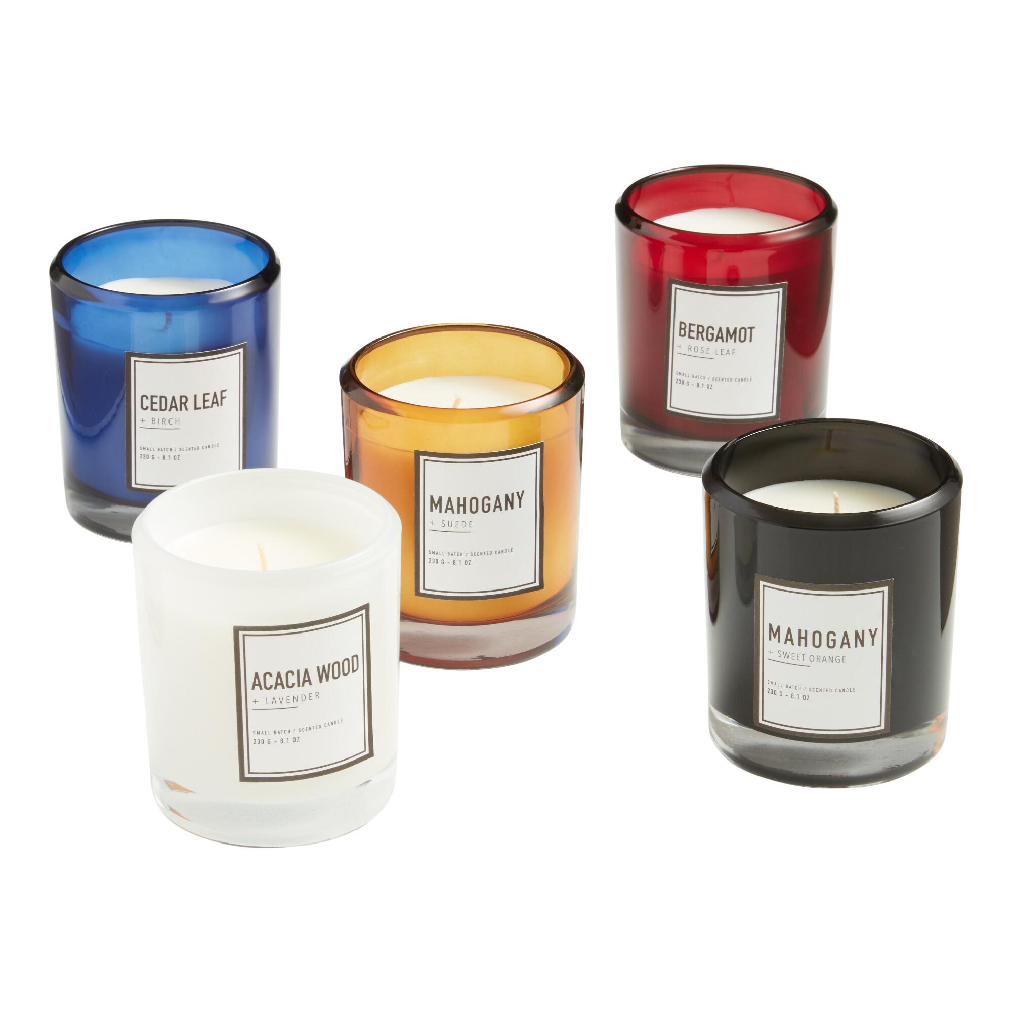 Clear Sham Scented Candle: Brown - Wax by World Market