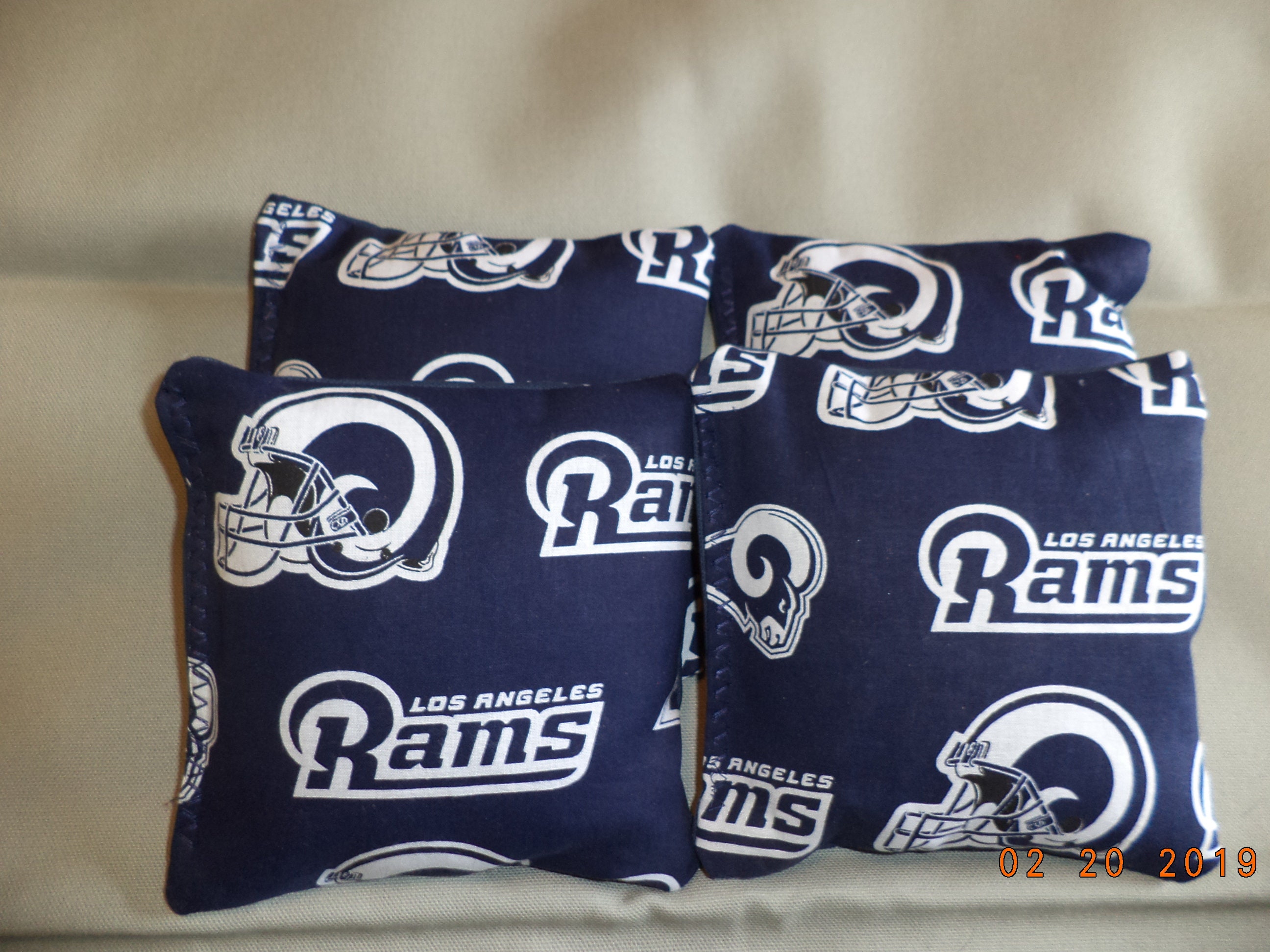 Cornhole Bags Los Angeles Rams Corn Hole 4 Aca Regulation Bean