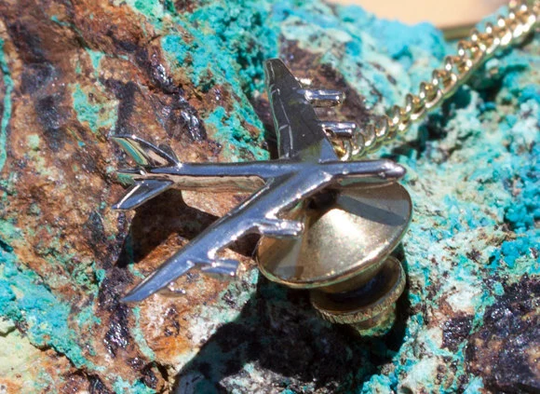 B-52 Tietack/Pin/Pendant/Charm/Earrings/Cuff Links in Sterling Silver