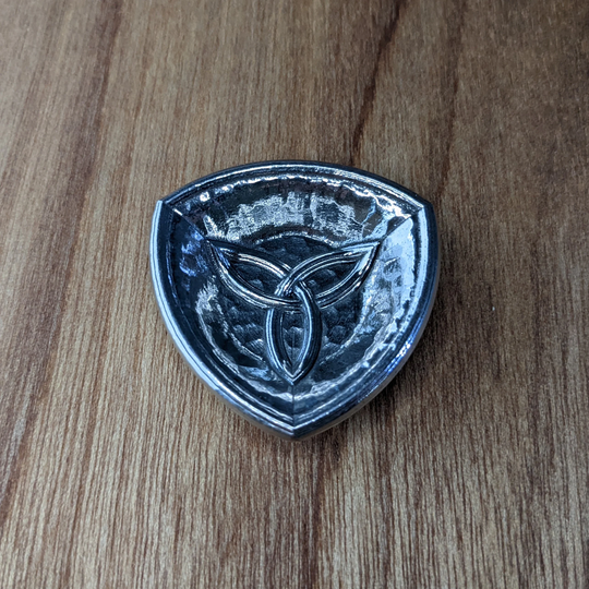 Pewter Trinity Knot Ring Dish, Celtic Triquetra Trinket Dish