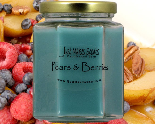 Pears & Berries Sceented Blended Soy Candle