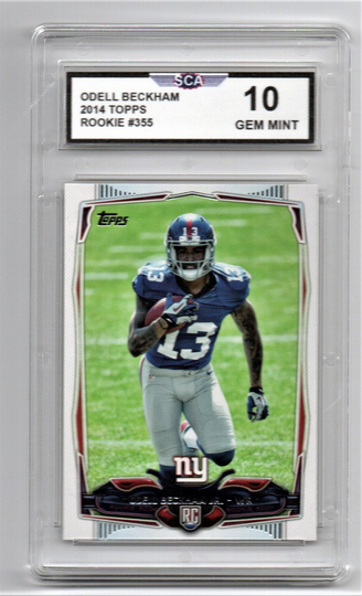 Odell Beckham 2014 Topps Rookie Card La Rams