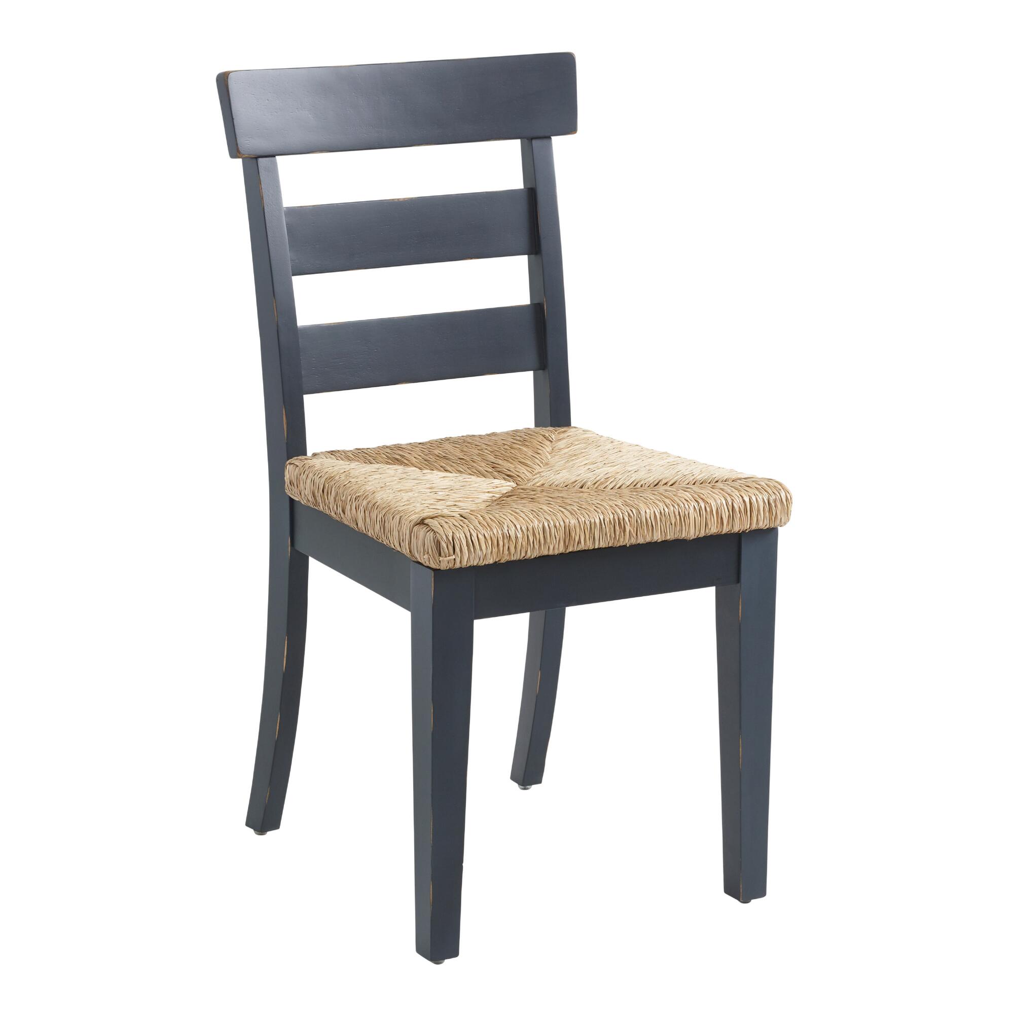 Wood and Seagrass Amelia Dining Chairs Set of 2: Natural by World Market