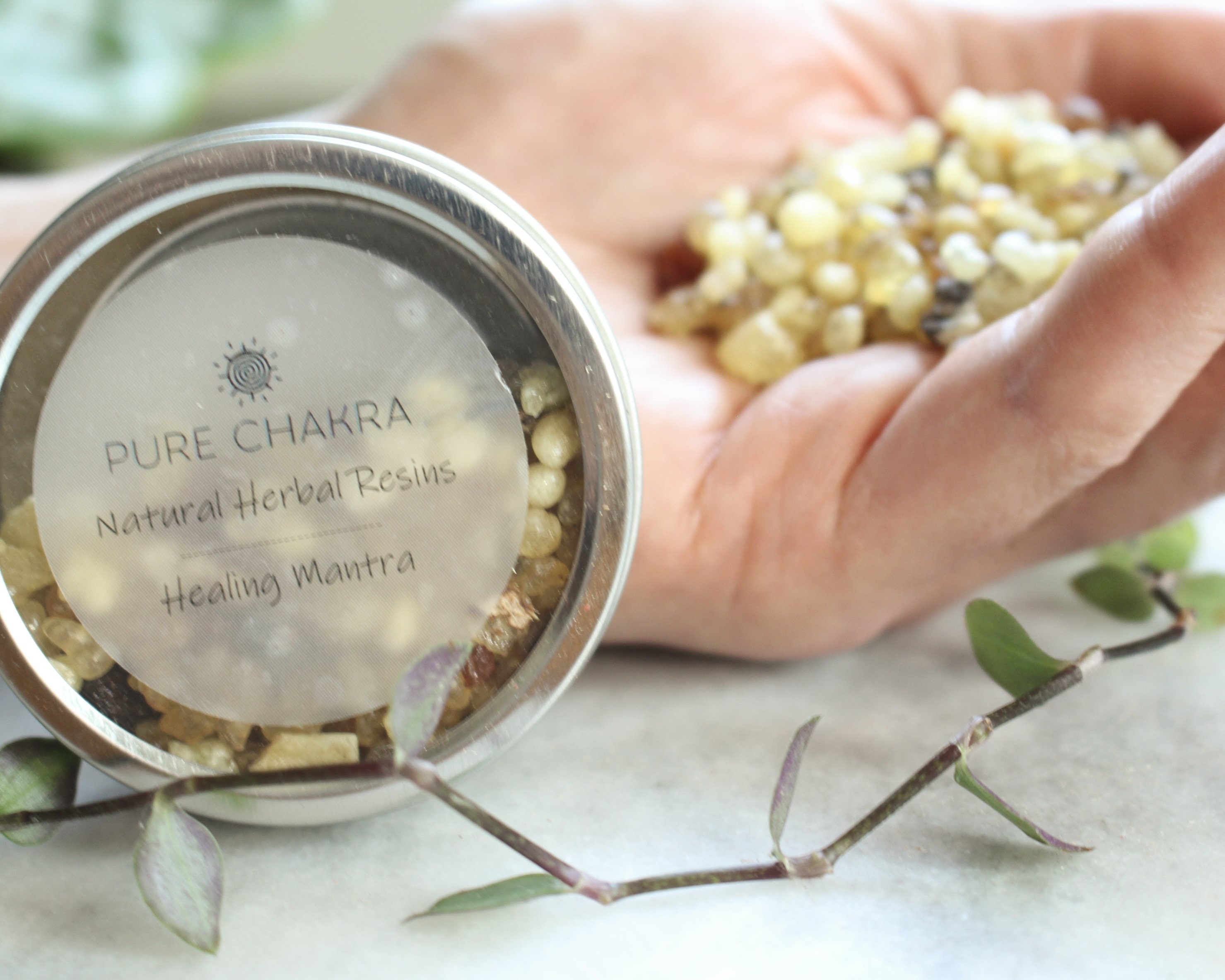 Pure Chakra Healing Mantra Blend Incense Resins - Natural Resin For Meditation, Witchcraft