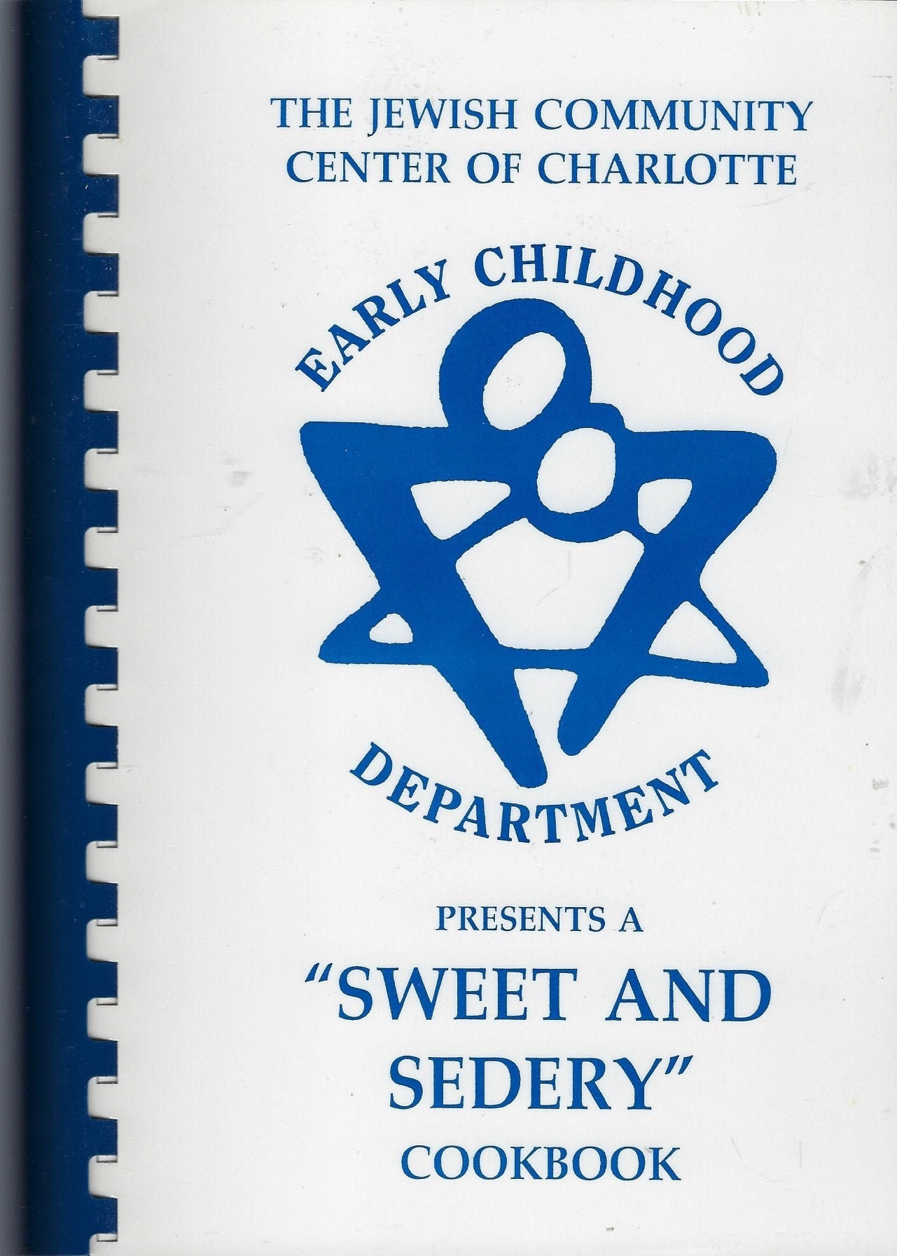 Charlotte North Carolina Vintage 1995 Jewish Community Center Sweet & Sedery Ethnic Cookbook Nc Favorite Recipes Collectible Rare Book