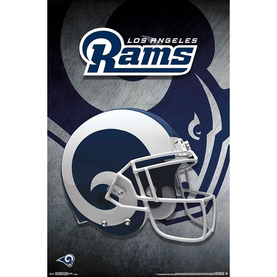 Los Angeles Rams - Helmet 18 Poster Print - Item # VARTIARP17023 - 22 x 34