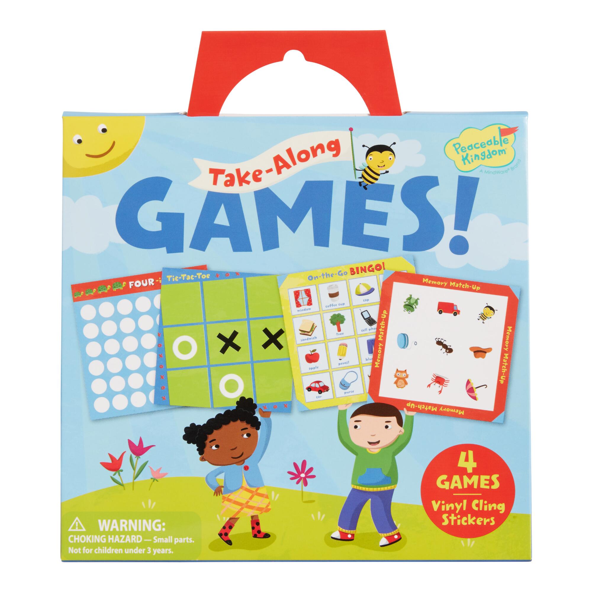 Peaceable Kingdom Take Along Reusable Game Boards by World Market