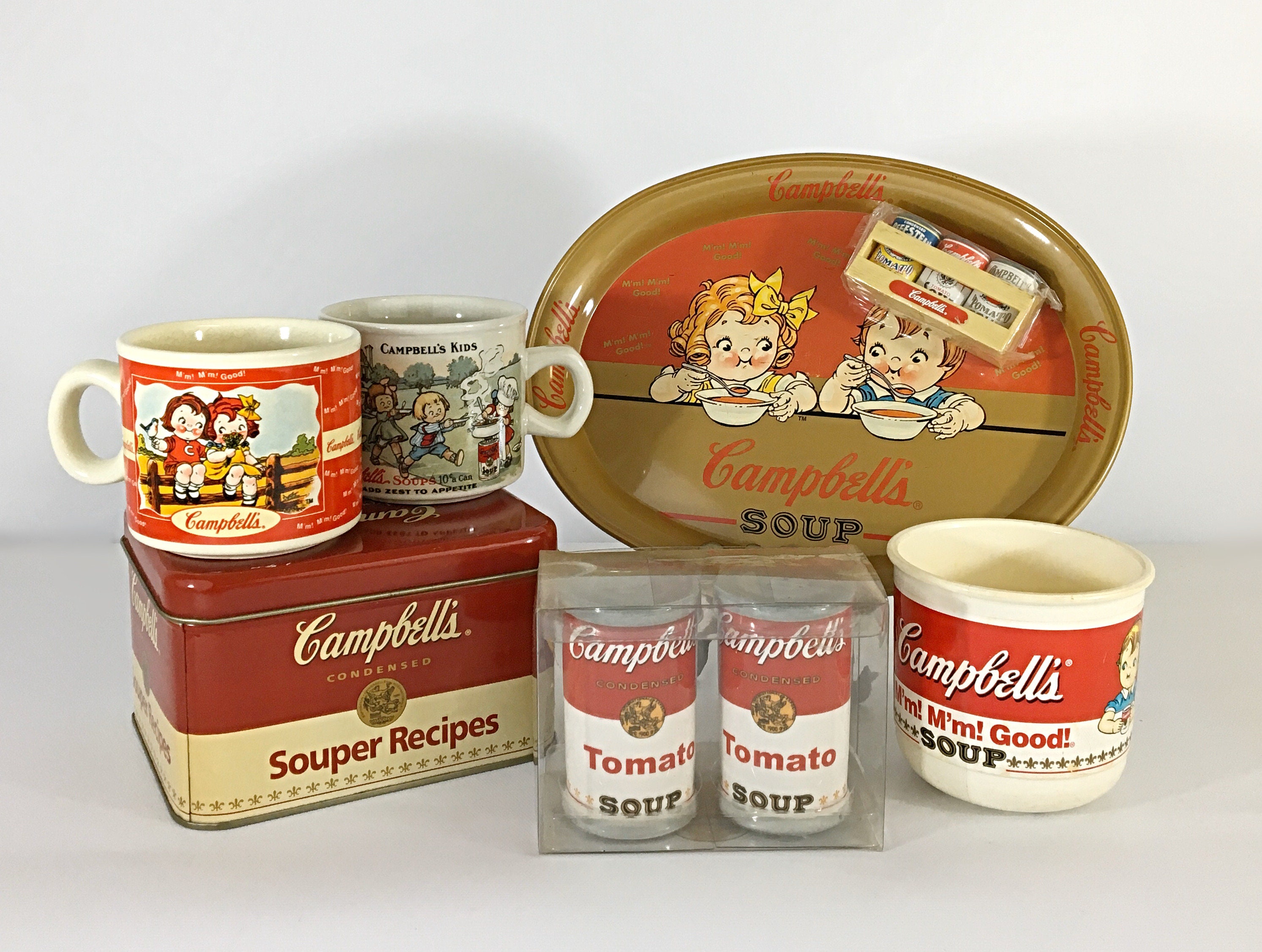 Vintage Campbell Soup Memorabilia Nostalgic Kitchen Decor Kids Advertisment