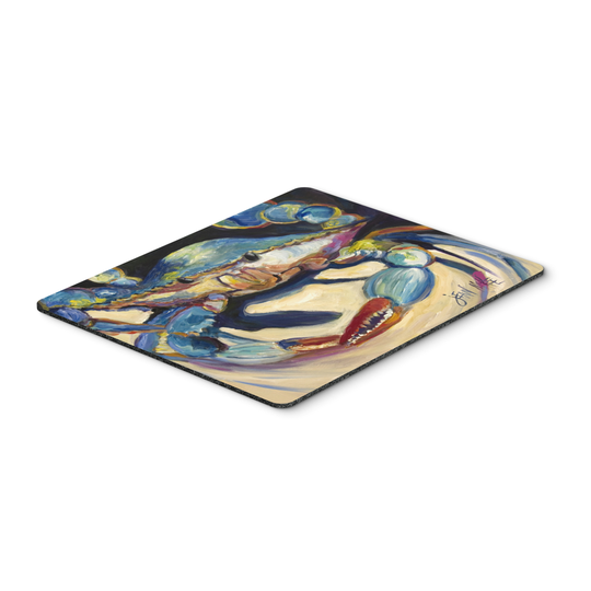 Caroline's Treasures JMK1094MP Blue Crab Mouse Pad, Hot Pad or Trivet, Large, multicolor