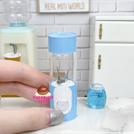Miniature Cooking Real Working Blender Pastel Blue Real Cooking Kitchen