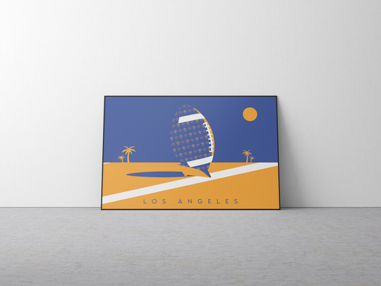 Djtd | Los Angeles Rams Poster Wall Art, Minimal Sport Football Nfl Bedroom Art Office Room Poster