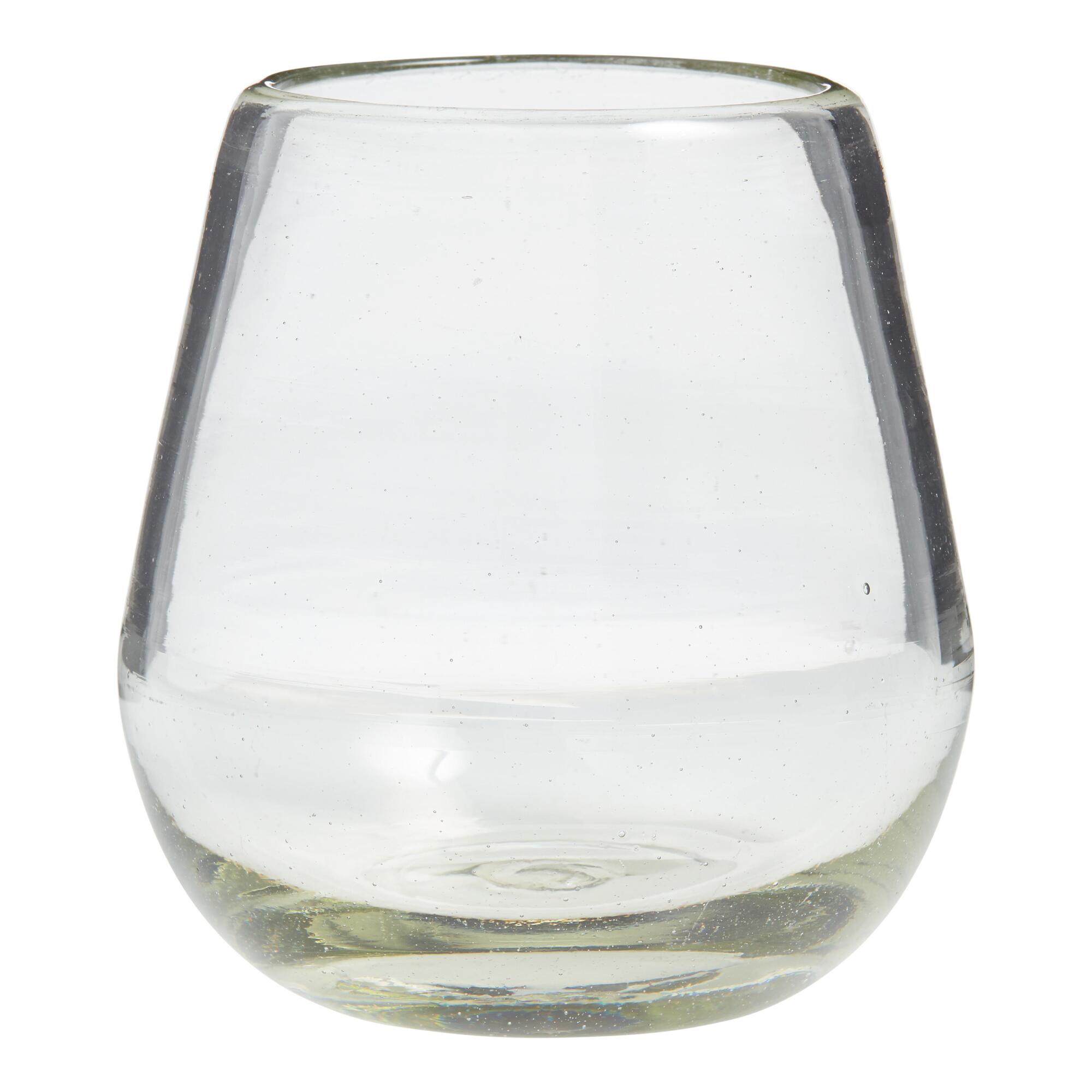 Recycled Stemless Wine Glasses Set Of 4 by World Market
