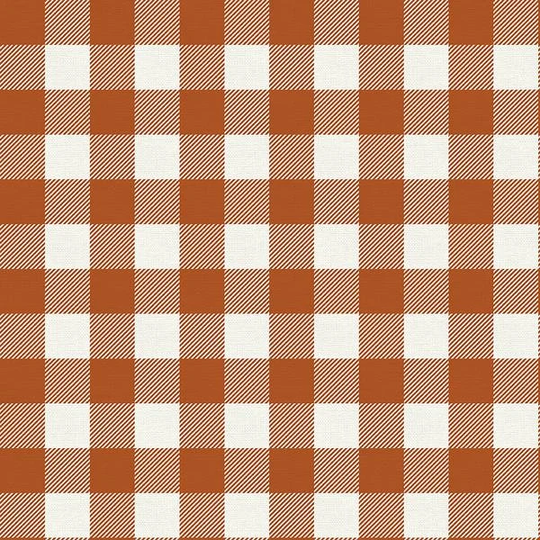 Buffalo Check Blender Fabric Rust Plaid Paintbrush Studio 22045 Quilting Cotton By The Yard