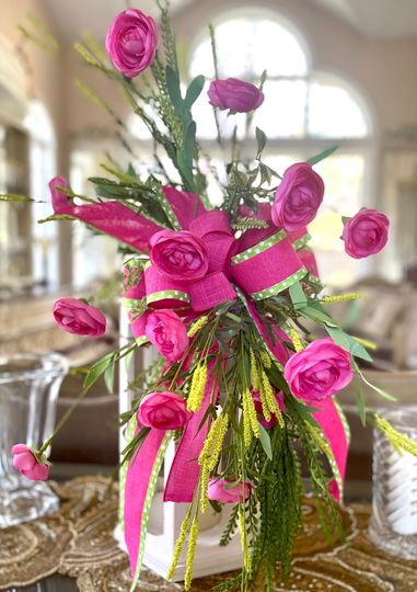 Everyday, All Occasion Summer Door Wreath, Lantern Swag | Tabletop Arrangement