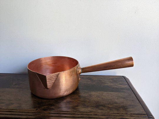 Solid Copper Saucepan France