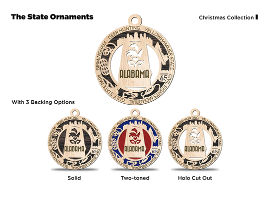 Alabama State Ornament
