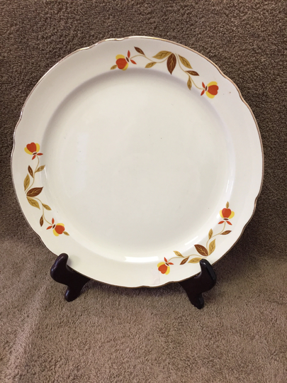 Dinner Plate | 10 1/8 From Hall's "Autumn Leaf" Pattern