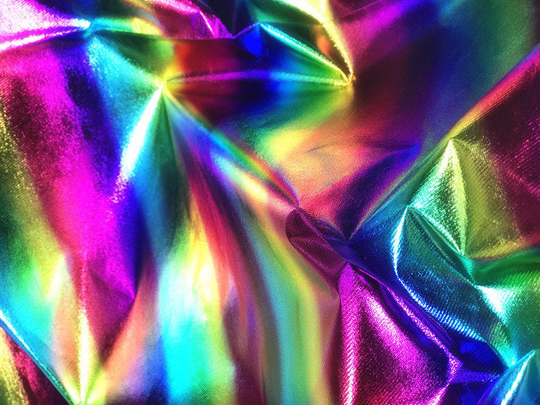 Width 59.05'' Mirage Rainbow Blended Fabric, Laser Creative Fabric, Fashion Fabric(247-45