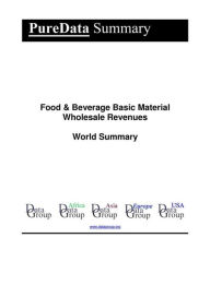 Food & Beverage Basic Material Wholesale Revenues World Summary: Market Values & Financials by Country Editorial DataGroup Author