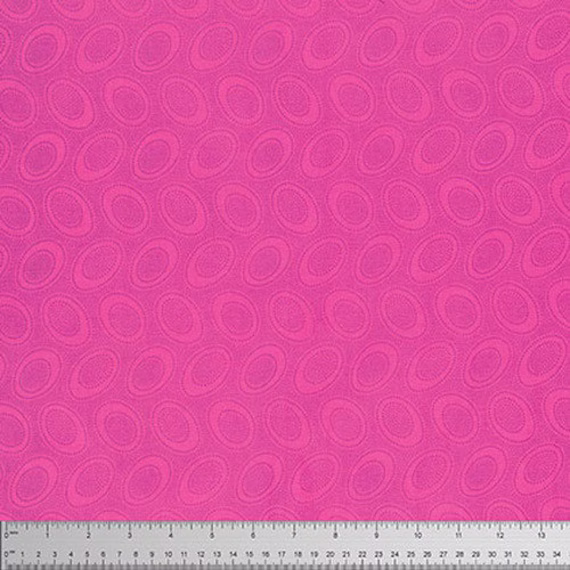 Aboriginal Dot in Shocking Pink Gp71, Kaffe Fassett Fabric, Quilt Cotton Blender Quilting Fabric By The Yard