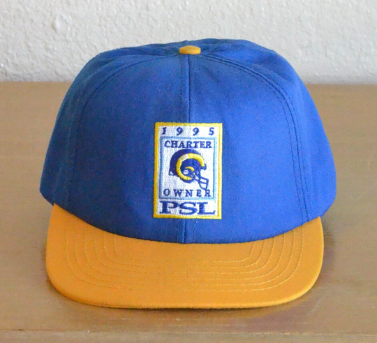 Vintage St. Louis Rams 1995 Charter Owner Psl Nfl Cap | Made in U.s.a