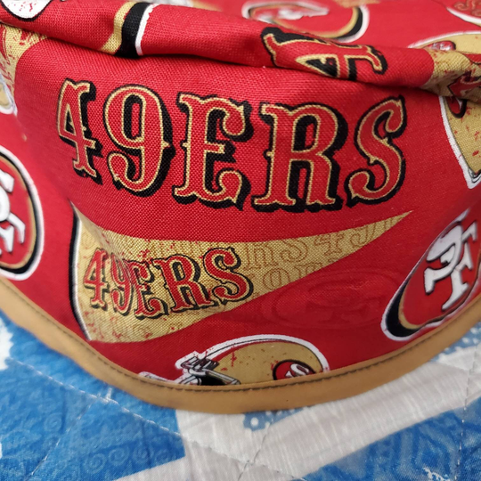 49Ers Fitted Scrub Cap