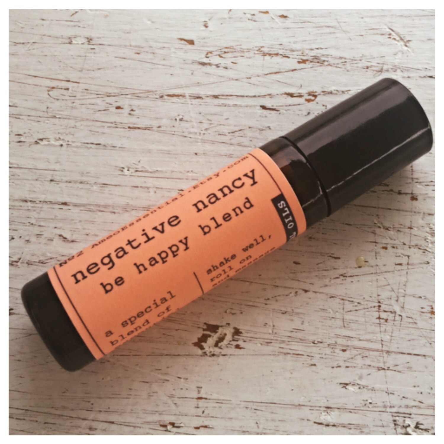 Negative Nancy Roller Ball Blend/Bad Mood Positive Attitude Support Be Happy Lifting Pure Essential Oils