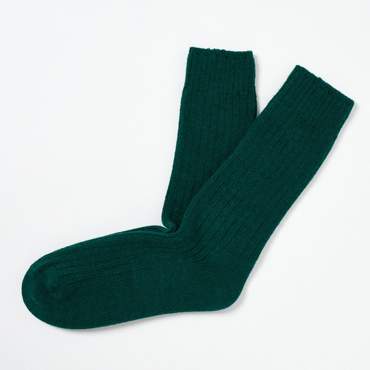 Cashmere Blend Socks - Bottle Green Size M Uk 4-7 | Eur 37-41/Us 5.5 -8.5
