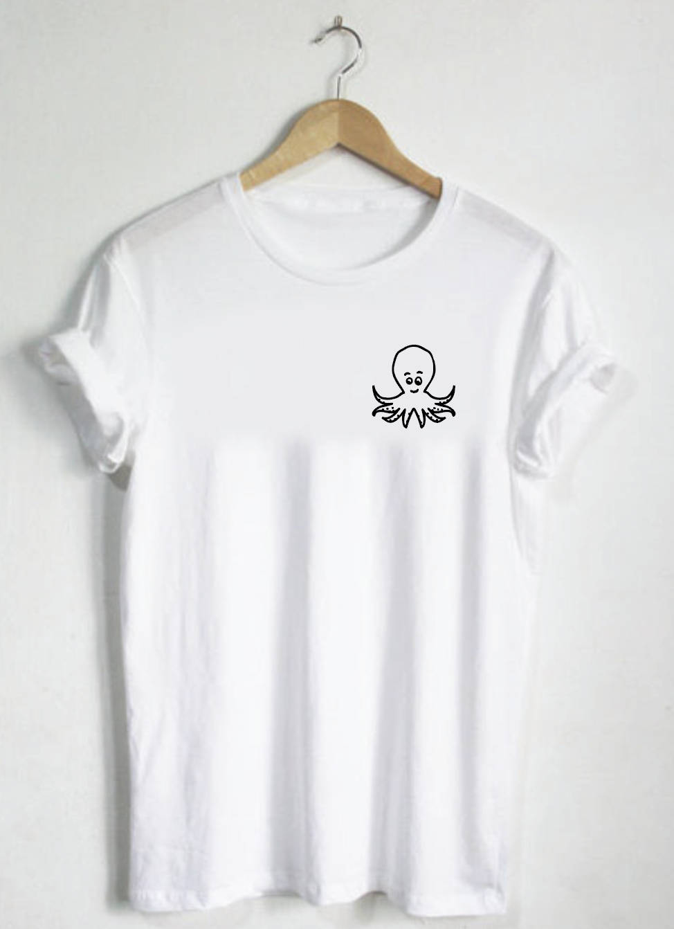 Octopus Shirt - Animal Unisex Or Womans Vneck Option Youth Kids Child Adult Toddler Tentacle Marine Sea Ocean Life Seafood