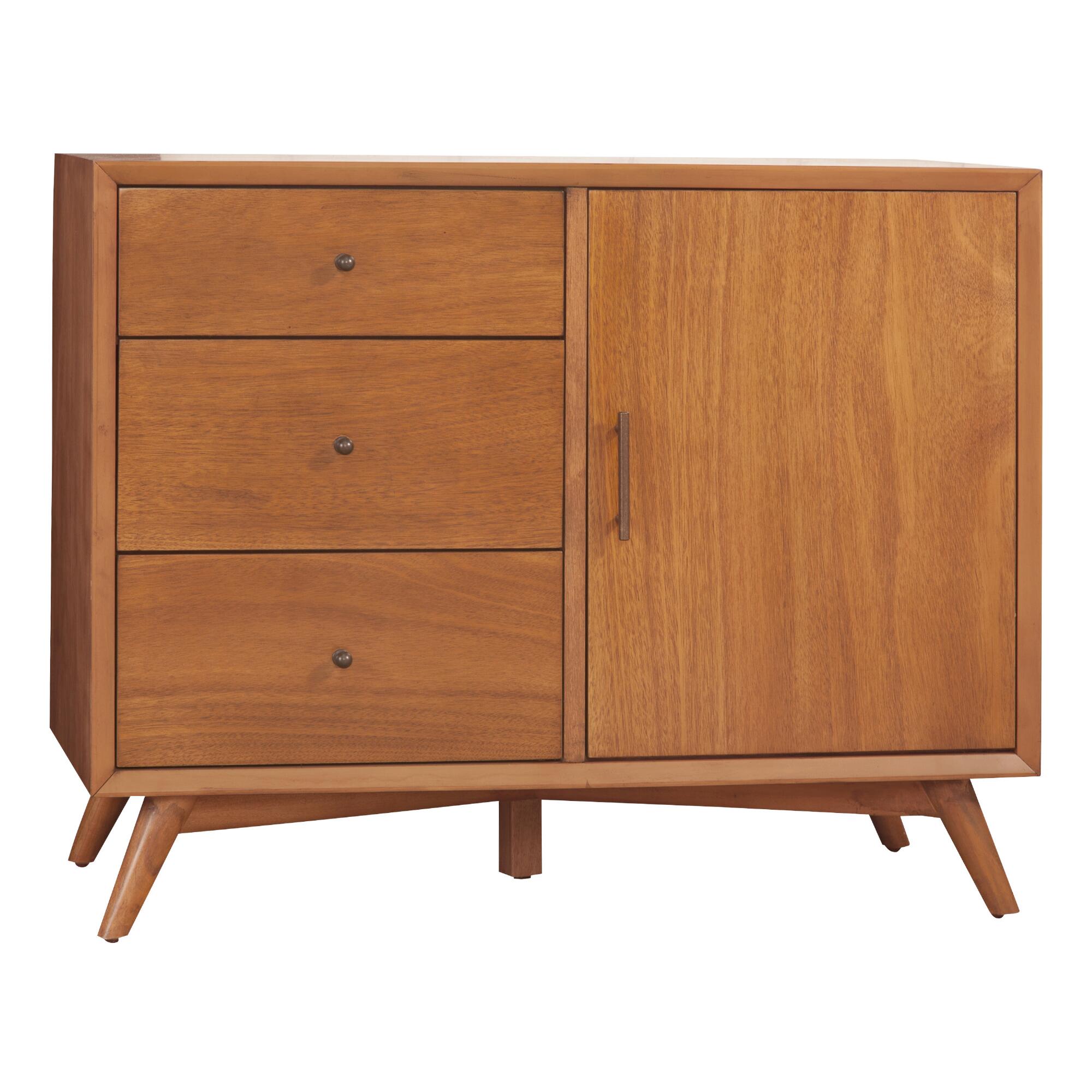 Small Acorn Wood Brewton Storage Cabinet: Brown by World Market