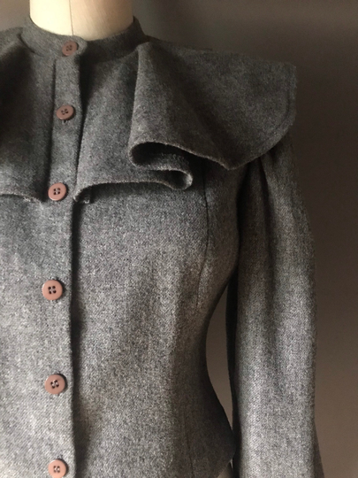 Vtg 70S Mj Blazer Jacket Top/Wool Blend