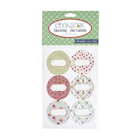Cook Book Canning Jar Labels By Lori Holt For Riley Blake