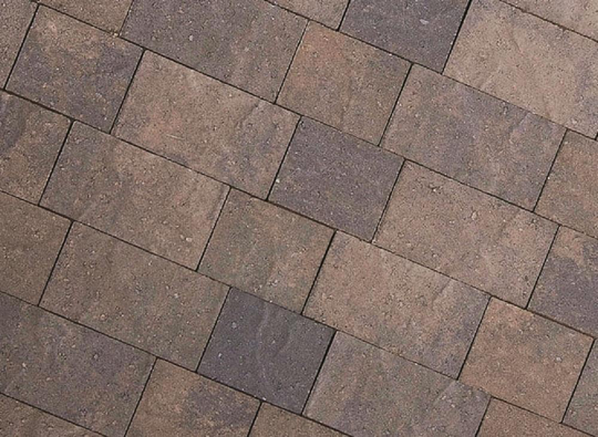 CastleLite Century Stone 6-in L x 6-in W x 2-in H Monterey Blend Concrete Paver in Gray | Q010.110.66.A3