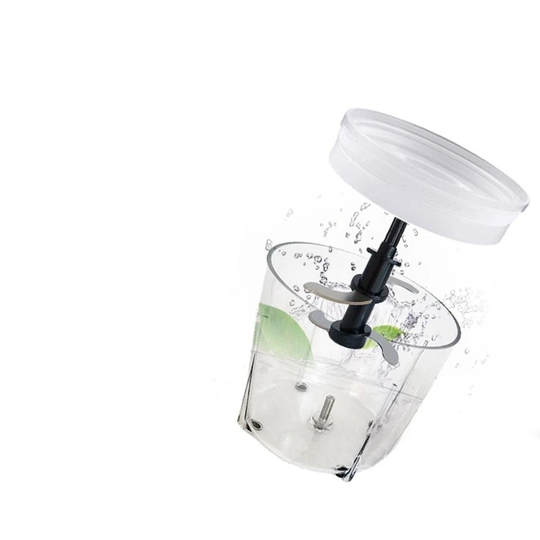 Portable Mini Meat Grinder 600ML Electric Vegetable Fruit Blender - US Plug