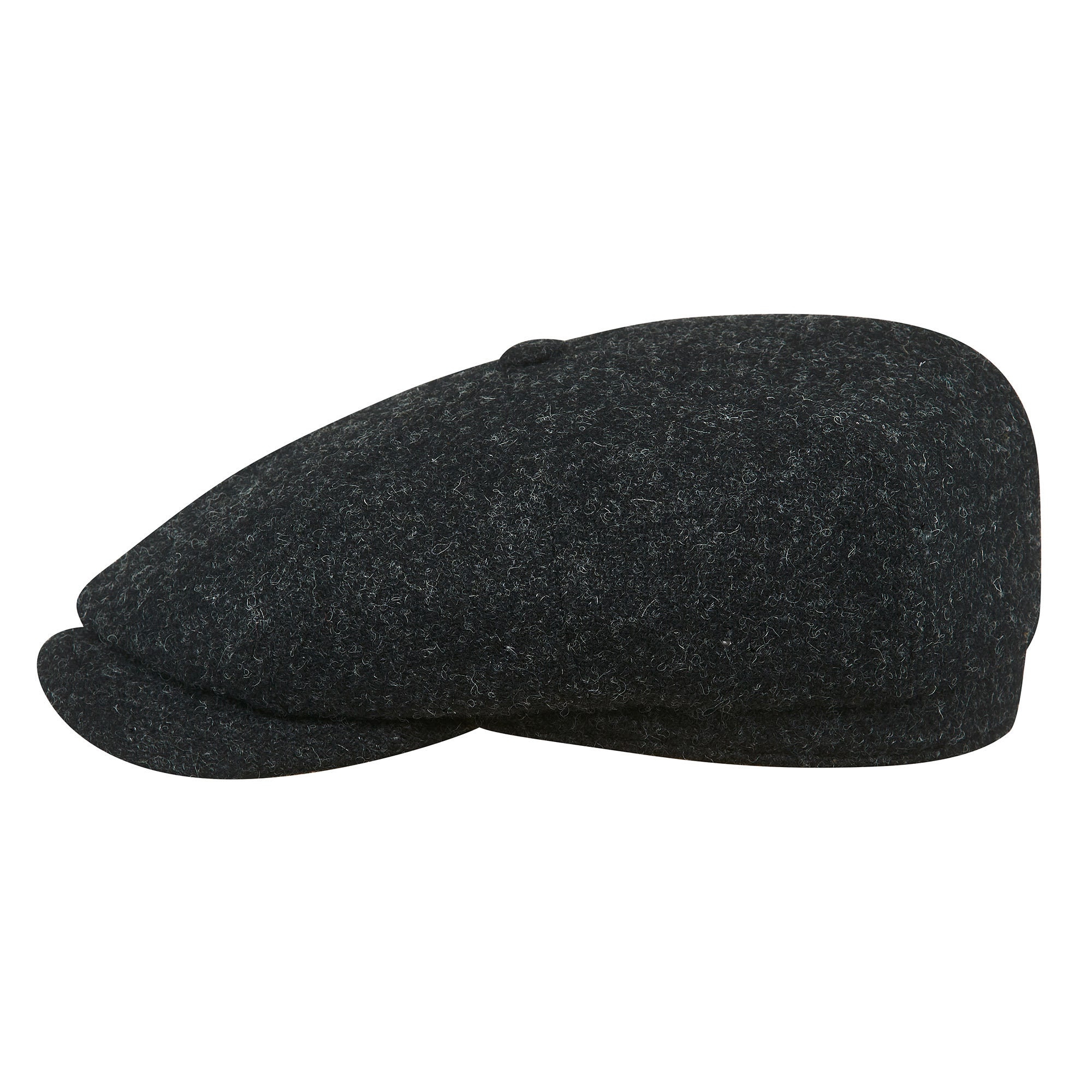 Rambler Genuine Scottish Harris Tweed Ivy League Cap Gatsby Newsboy Applejack Paper Baker Poor Boy 8 Panels Pure Wool Tartan Hat Gray