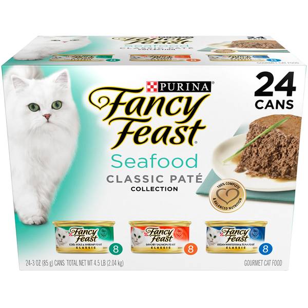 Fancy Feast Seafood Classic Pate Collection Variety Pack