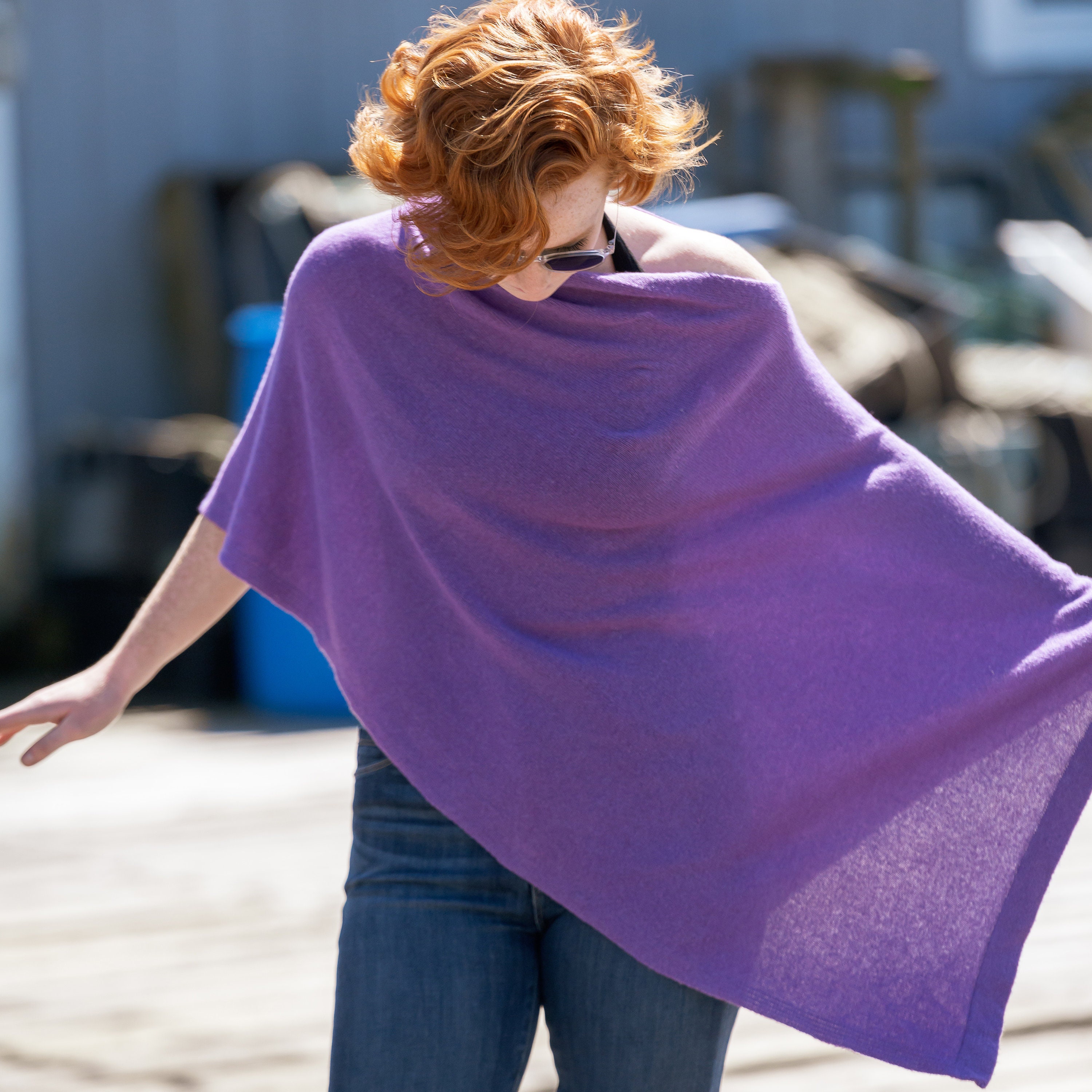 Cashmere-Blend Poncho - Roma Travel Poncho Bestseller