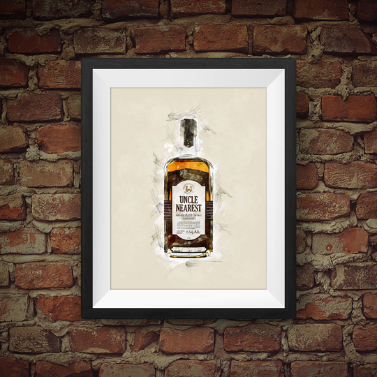 Uncle Nearest Master Blend Edition Premium Whiskey Tennessee - Original Wall Art Decor