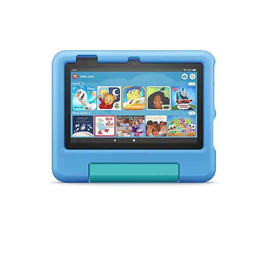 Amazon Fire 7 Kids (2022) 7" Tablet, WiFi, 16GB, Fire OS, Blue (B099HDR2Y6)