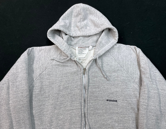 Vintage 1980S Tri Blend Heather Gray Hoodie Fits S
