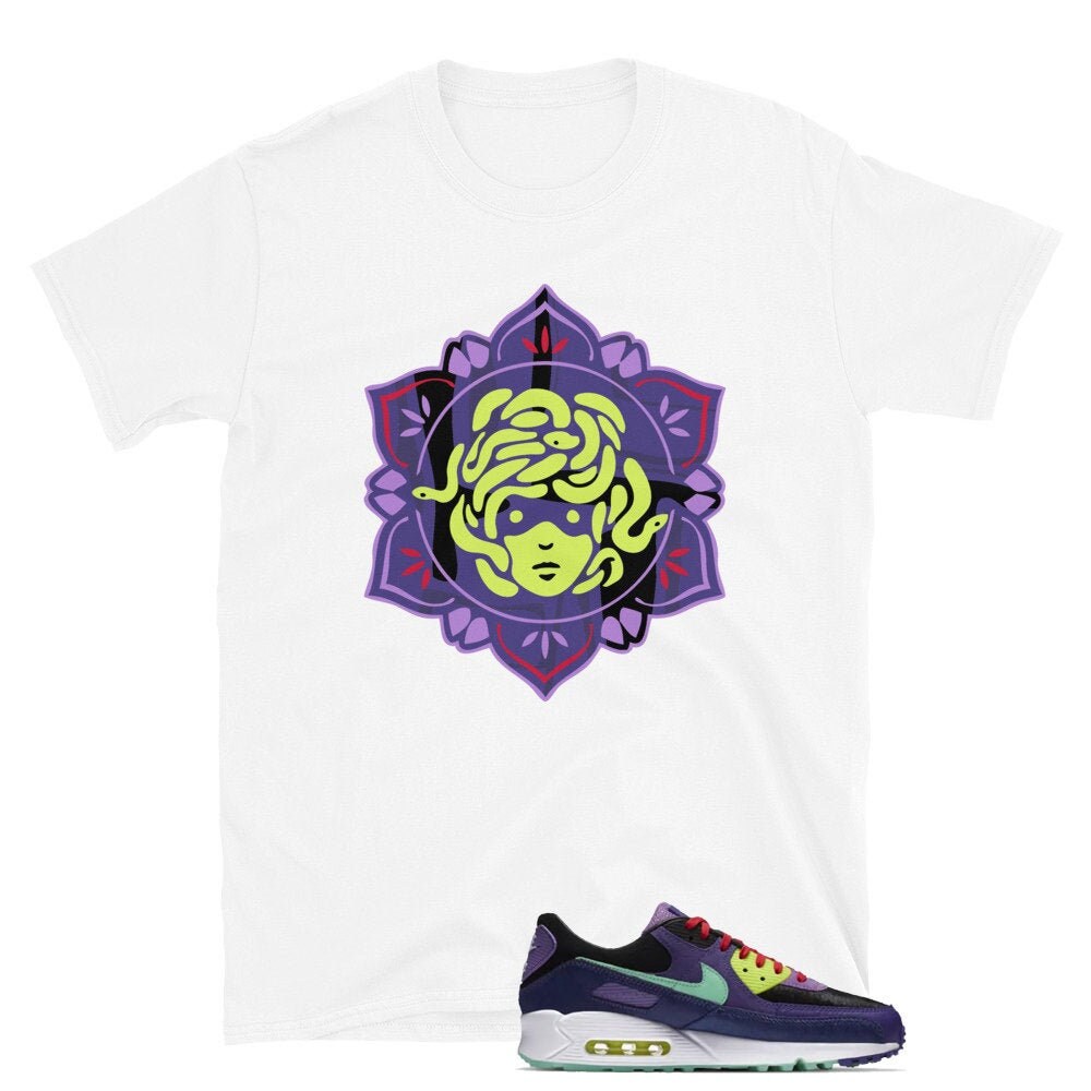 Lotus Medusa Tee, Air Max 90 Violet Blend, Unisex T-Shirt