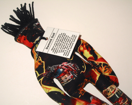 Firefighter Dammit Doll, Stress Relief Item