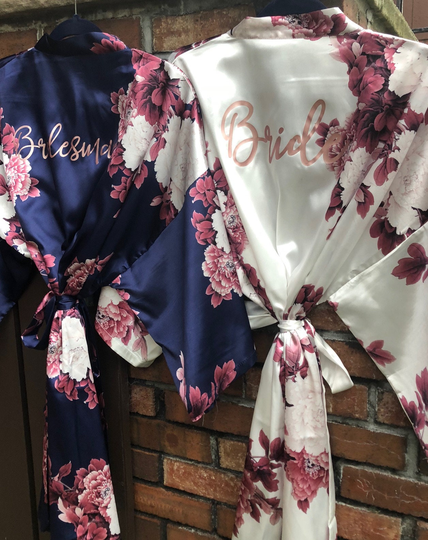 Sale Bridesmaid Gift, Robes Set, Bridal Party Robe, Maid Of Honor Robes, Proposal